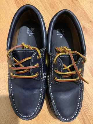 Mocasines niño azul T38 y T41