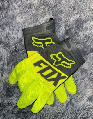 Guantes Fox Negro y Verde