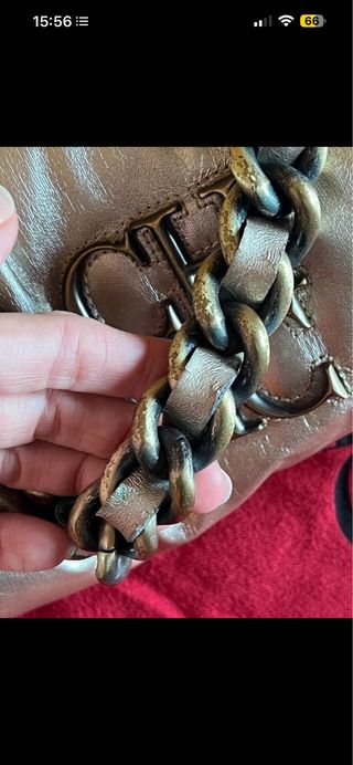 Bolso Carolina Herrera CH Dorado/Plateado