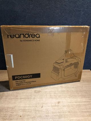 FEANDREA Transportín para Gatos y Perros, Plegable, Tamaño L, Tela Oxford