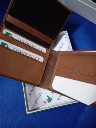 Portafoglio Uomo Pelle Lumberjack Marrone