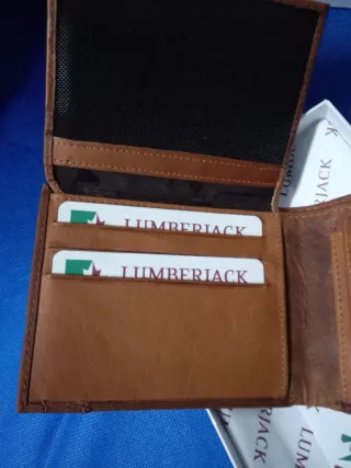 Portafoglio Uomo Pelle Lumberjack Marrone