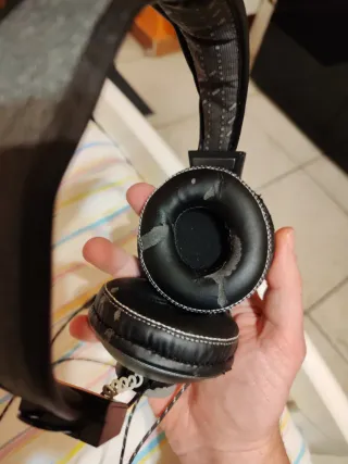 Cuffie Marley Grigio e Nero