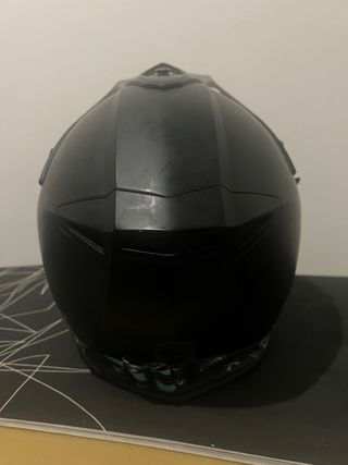 Casco Moto Raven Motocross Negro
