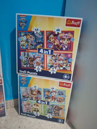 Puzzles Paw Patrol The Movie 4 en 1