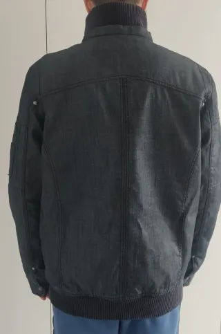 Cazadora vaquera con forro acolchado XDYE Talla XL