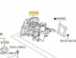 4705047381 ABS TOYOTA PRIUS+
