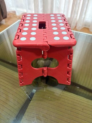 Taburete Plegable Rojo