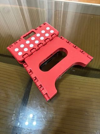 Taburete Plegable Rojo