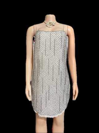 Vestido de fiesta con pedrería