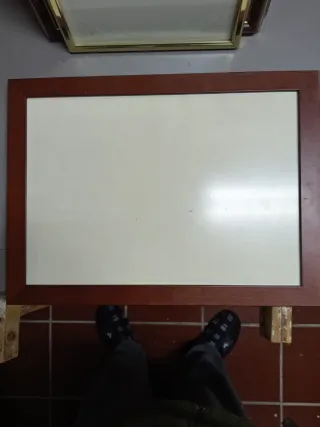 Marco de madera con cristal