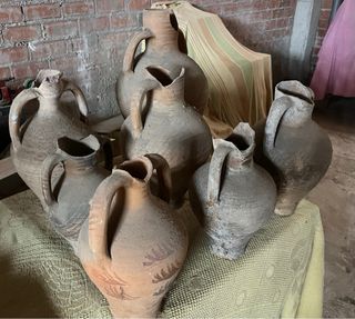 Lote de cántaros antiguos S. XIX