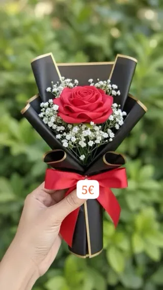 Ramos de rosas moradas eternas