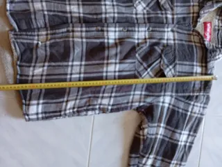 Giacca-Camicia Flanella Wrangler Marrone Bianco