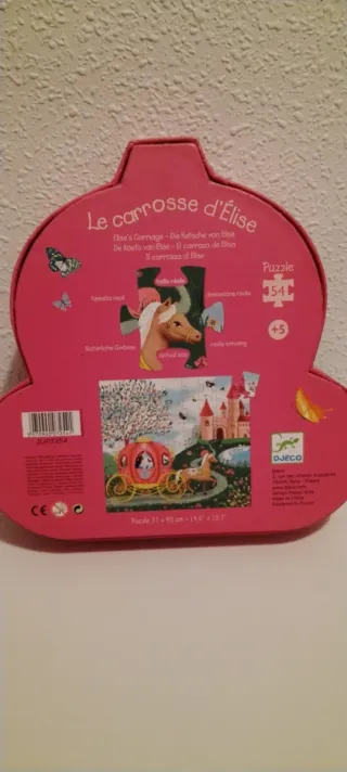 Puzzle Carruaje Princesa Djeco 54 Piezas
