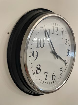 Reloj de Pared Ikea Negro 59cm