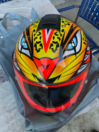 Casco Dainese replica Simoncelli tigre