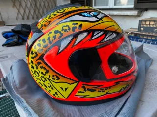 Casco Dainese replica Simoncelli tigre
