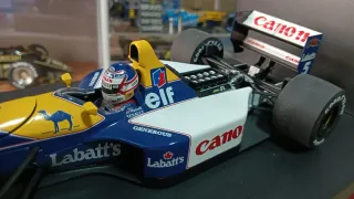 Minichamps Mansell Taxi Senna 1:18