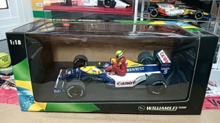 Minichamps Mansell Taxi Senna 1:18