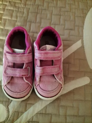 Zapatillas Nike niña rosa velcro