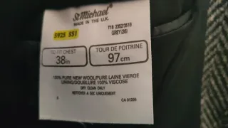 Abrigo caballero St. Michael gris 38