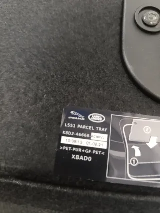 Bandeja Maletero Ranger Rover Evoque (2018-Actual)