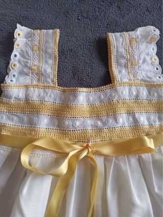 Conjunto Ropa Primera Puesta Hecho a Mano