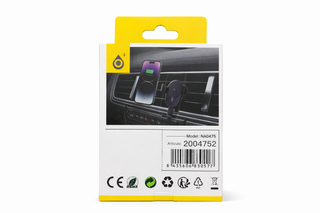 2 en 1 Soporte y Cargador Inalámbrico de Coche 15W