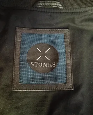 Giubbotto in pelle nero