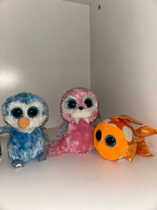 Peluche Ojos Saltones (Poodle, Gato, Mono)