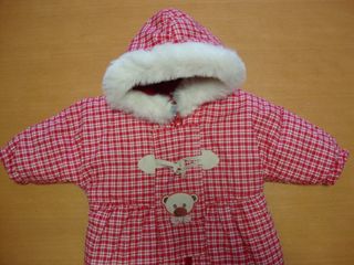 Macacão Acolchoado Esquimó tamanho 0-3 meses