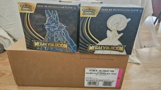 Caja Entrenador Élite cartas Pokémon Megaevolución