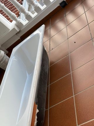 Bañera blanca acrílica 0,70x1,70