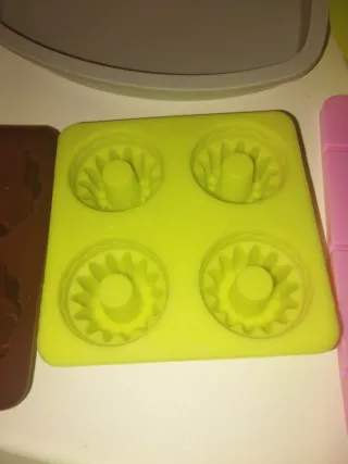 7 Moldes de Silicona para Repostería
