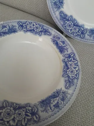 Lote 3 Platos Ironstone,antiguos.