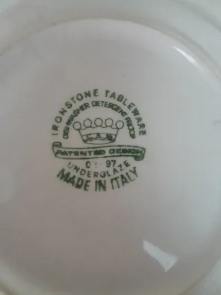 Lote 3 Platos Ironstone,antiguos.