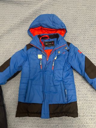 Conjunto ski niño abrigo y pantalón niño 3/4 años