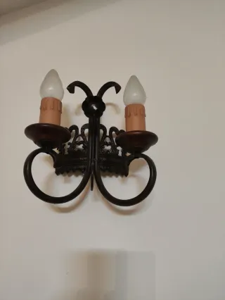 Lámpara de techo estilo rústico