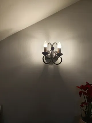 Lámpara de techo estilo rústico