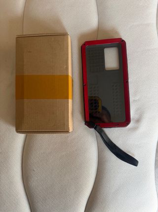 Funda metálica Samsung S21 Ultra Roja