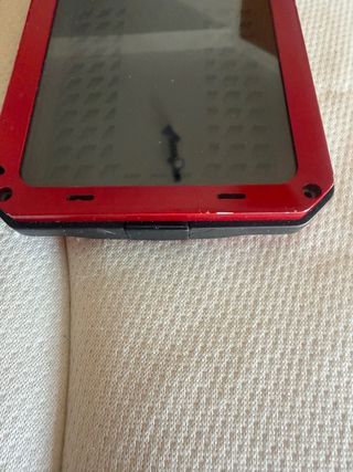 Funda metálica Samsung S21 Ultra Roja