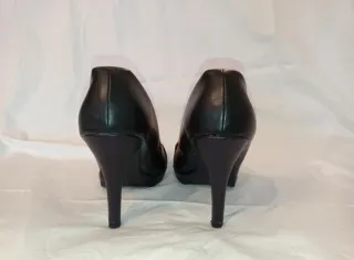 Scarpe Graceland tacco alto nere e viola