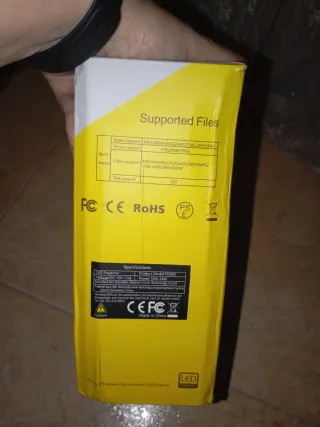 Proyector LED Blanco y Amarillo