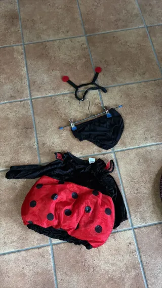 Disfraz Mariquita Bebé 6-12 Meses