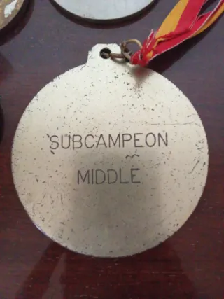 Lote 4 medallas antiguas Taekwondo y Judo