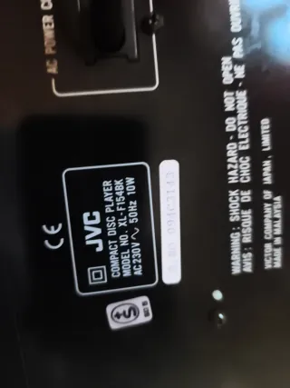 Reproductor CD JVC XL-F154 BK