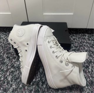 Botas Converse Piel Blanca Talla 36.5 Nueva unisex