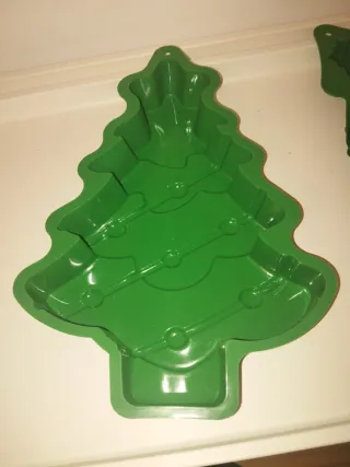 2 Moldes Silicona Navidad Árbol