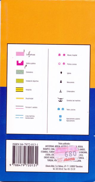 Mapa Venecia (Índice Calles) Escala 1:6.000